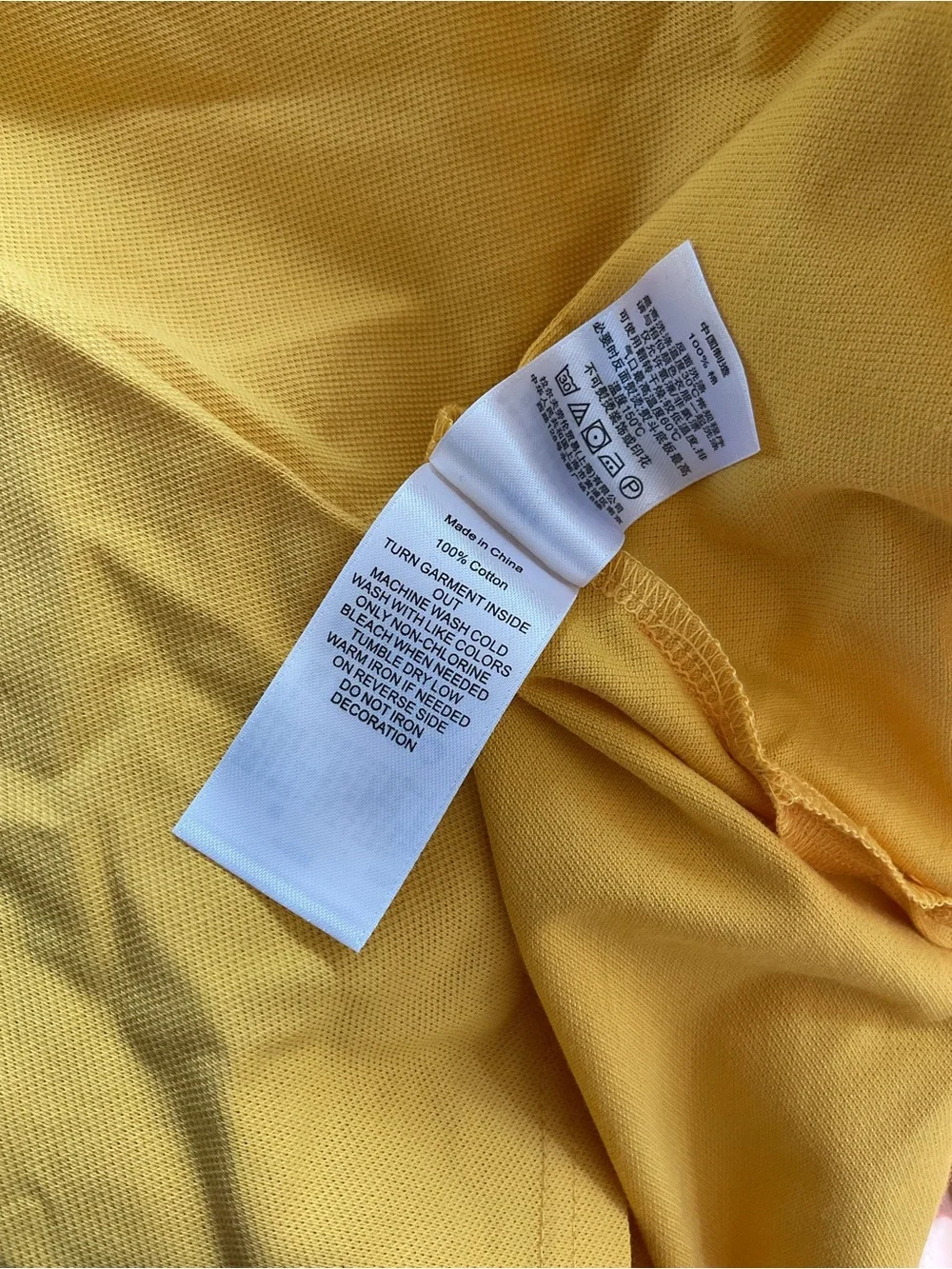 New Polo by Ralph Lauren Yellow Short-Sleeve Cotton Polo Shirt size 12-14 yr